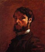 Frederic Bazille Portrait of a Man oil on canvas